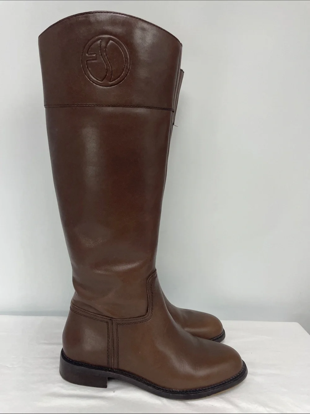 Franco Sarto Brown Over-the-Knee Boots, Size 8.5
